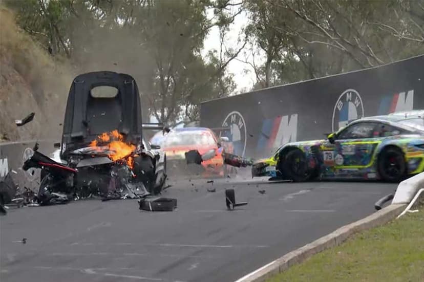 Ralf Aron Hospitalized After Bathurst Crash