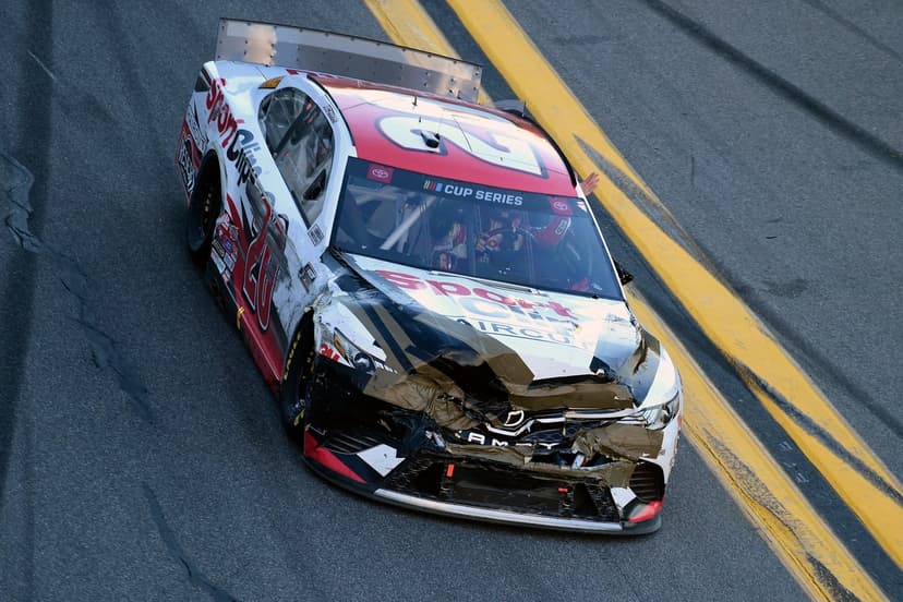 Pictures: Some of the most damaged cars to win NASCAR Cup races