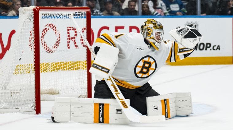 Bruins Head Coach Explains Why Jeremy Swayman Won't Dress Against Blue Jackets