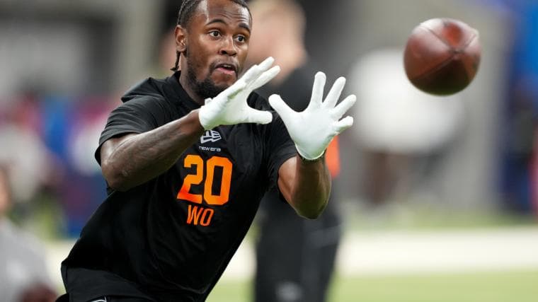 Patriots Predicted To Draft 2,479‑Yard WR Who'd Benefit Drake Maye