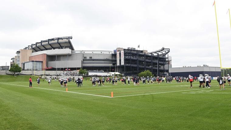 Here's First Inside Look At New Patriots Locker Room, Training Facility
