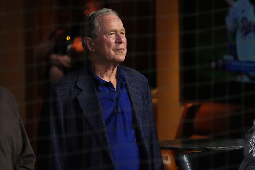 George W. Bush praises ‘giving up power willingly’ this Presidents Day