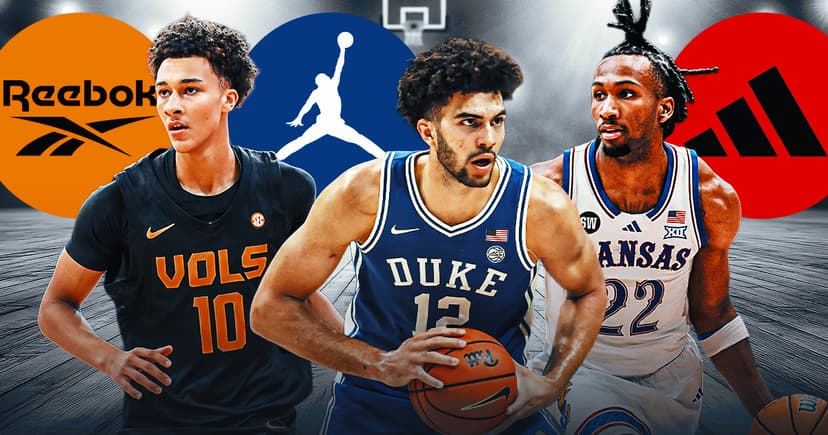 Which notable brands signed top men’s college basketball freshmen to NIL deals
