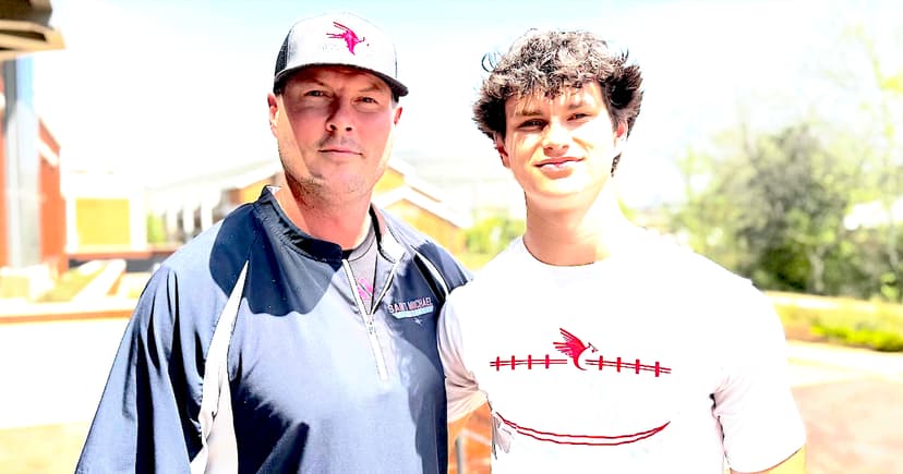 New NC State QB commit Gunner Rivers in Raleigh alongside father Philip Rivers