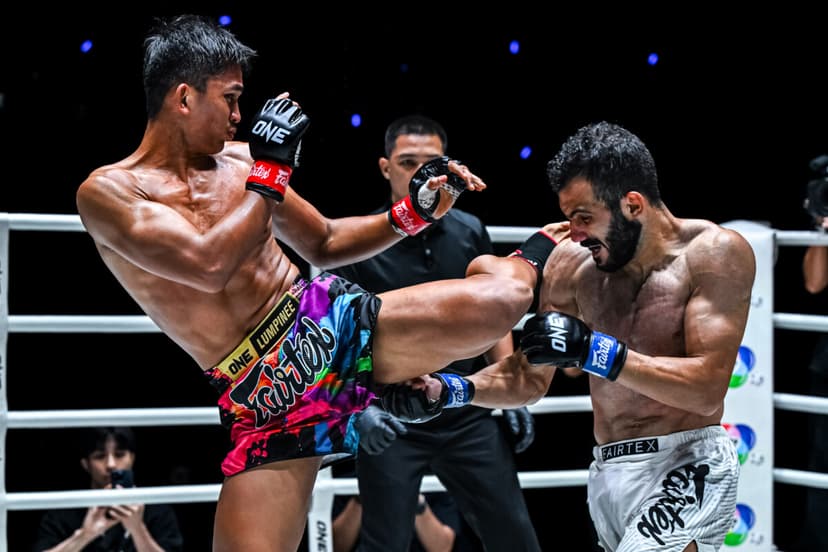 ONE Friday Fights 146 Co-Main Event Result:  Kongsuk Drops Solouki Twice To Seal Third-Round Knockout