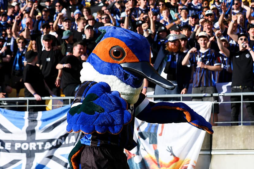 😅 Football mascots go all out, this race is wild in a whole new way