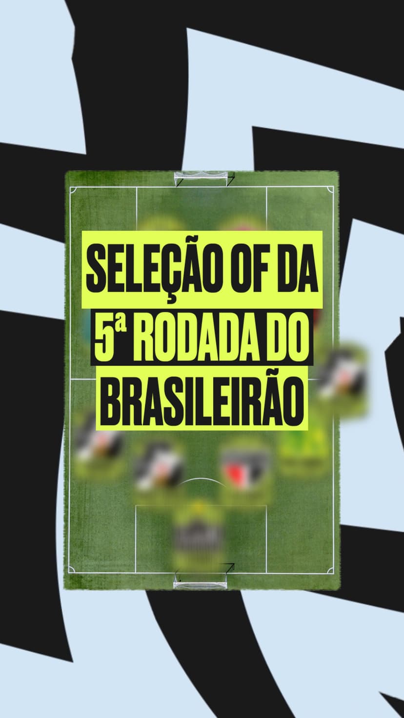 🏅 Eight clubs in OneFootball Team of the Week, Brasileirão round 5