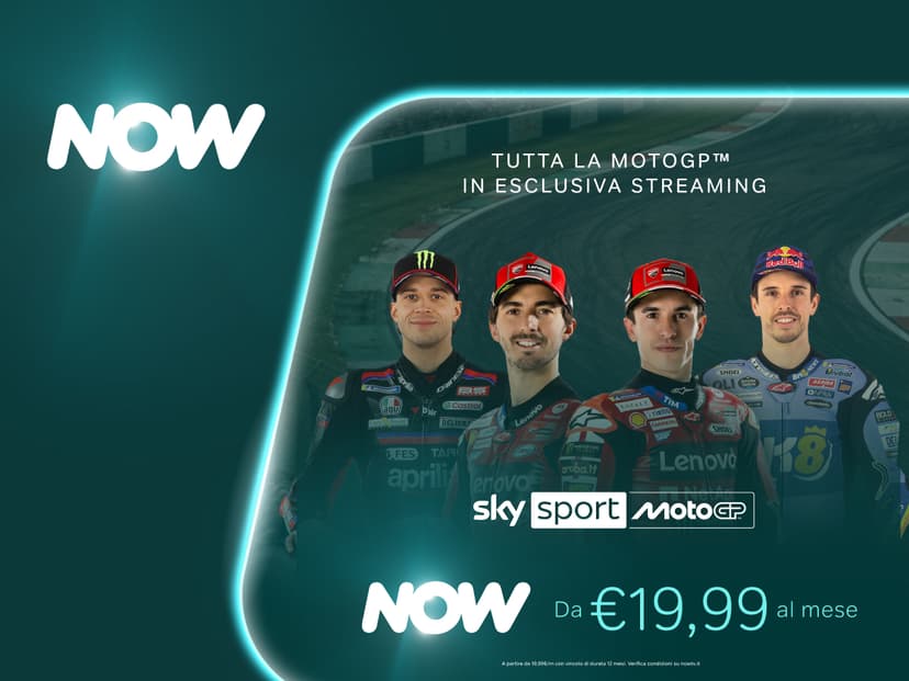 🏁 Chasing the title: all 22 MotoGP races live on NOW streaming🔥