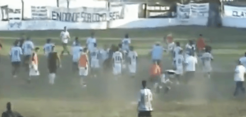 😱 Match with most red cards in history saw 36 sent off, watch here 📹