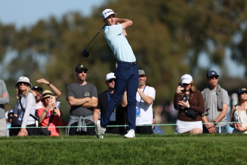 Will Zalatoris in Cognizant Classic, 'Jenga' pieces holding up back