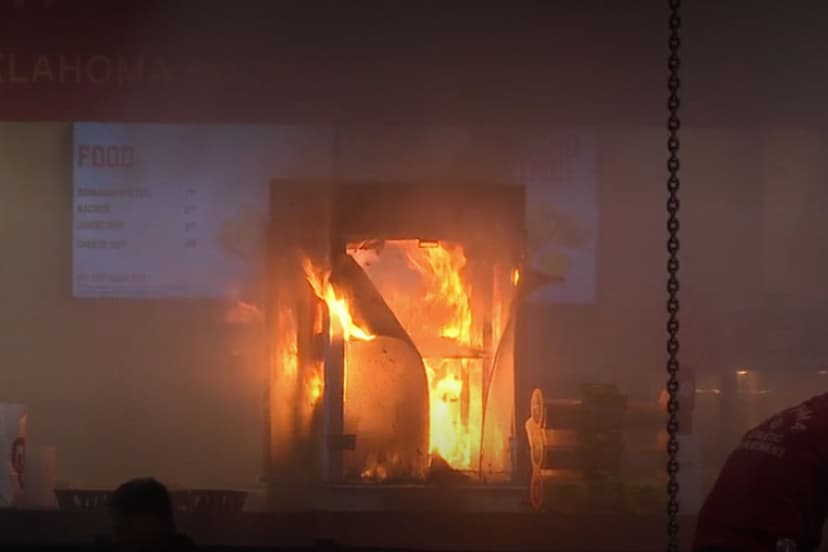 Popcorn Machine Fire Disrupts College Basketball Game in Oklahoma