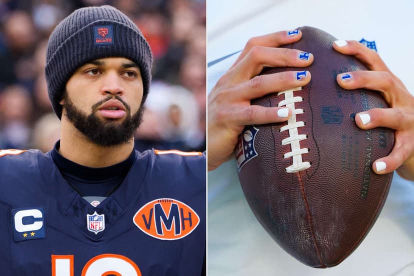 Caleb Williams Defends Painted Nails Against Critics in 'Masculine Sport'