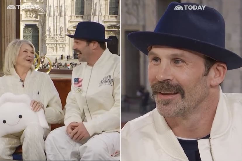 Olympian Nick Baumgartner Jokes About Martha Stewart's Fedora Diss