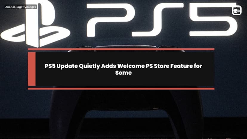 PS5 Update Adds PS Store Feature