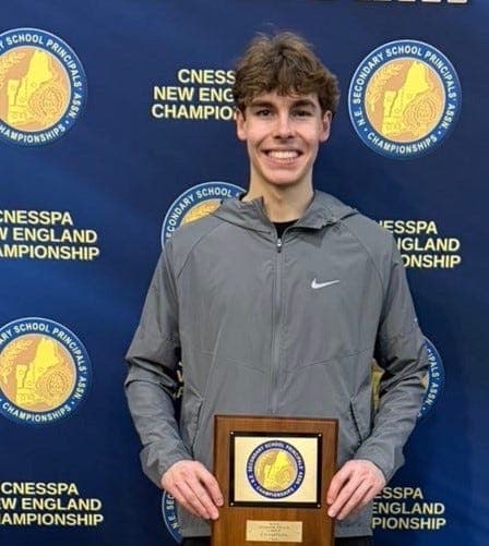 Marshwood senior wins mile at New England track and field championship