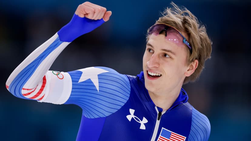 Olympic Speed Skater Jordan Stolz's Physique Goes Viral