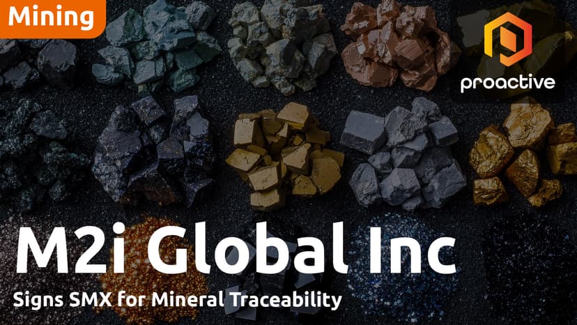 M2i Global and SMX Partner for Secure Critical Minerals Traceability Pilot