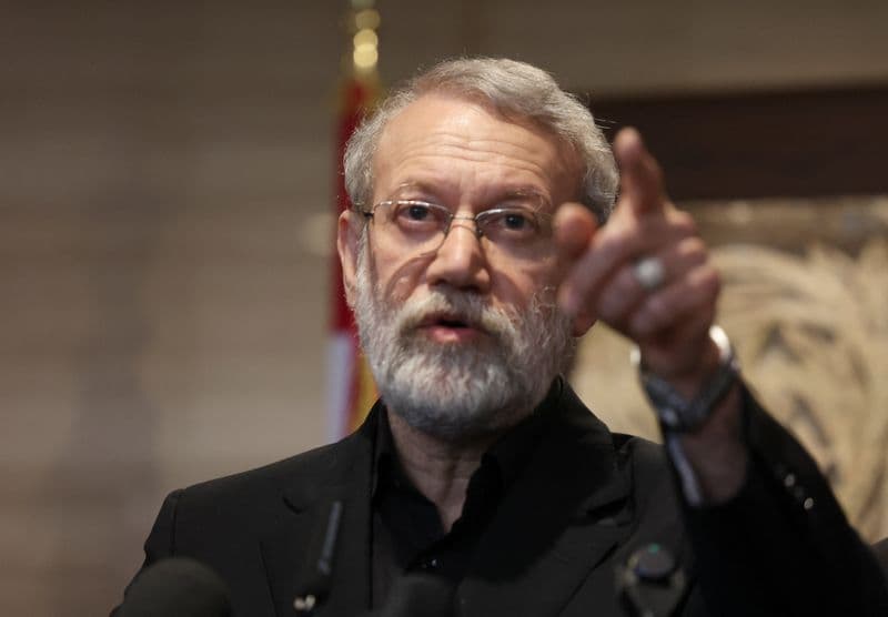 In Khamenei's absence, pragmatist Larijani emerges as power broker in Iran