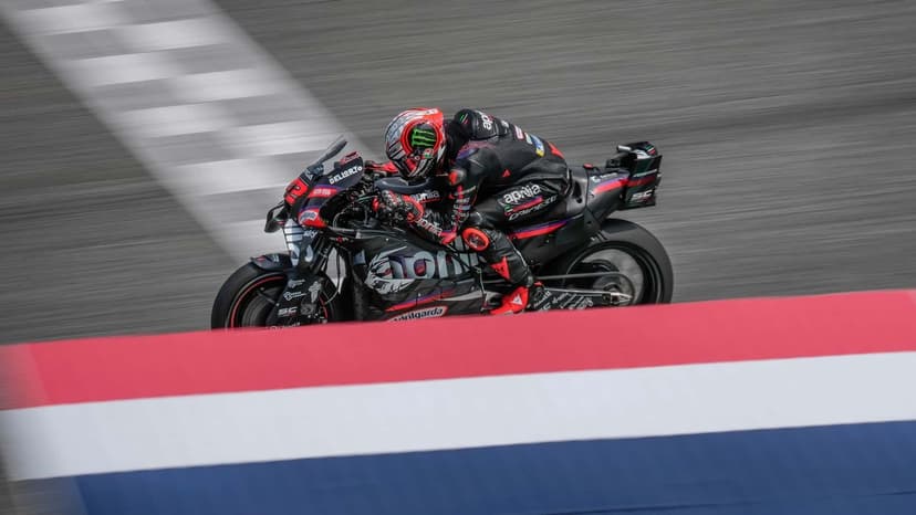 Aprilia's MotoGP Bike Skirts The Rules and Makes The Rider a Part of Its Active Aero