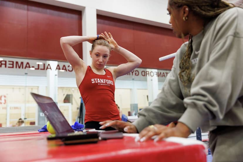 UCLA gymnast Jordan Chiles stars in rematch with Stanford Olympian Ana Barbosu