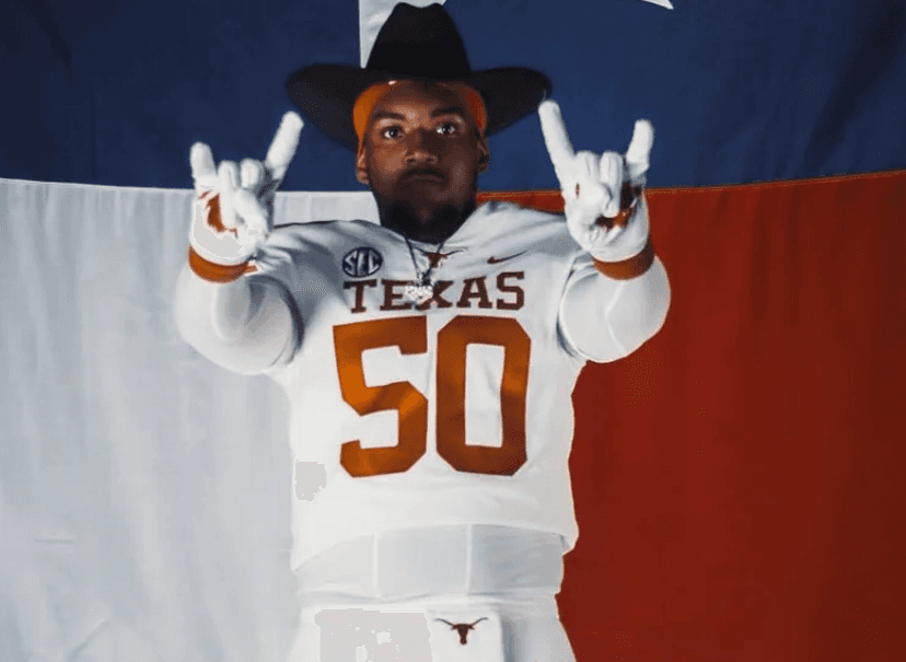 LOOK: Texas OL John Turntine III’s physical development is impressive