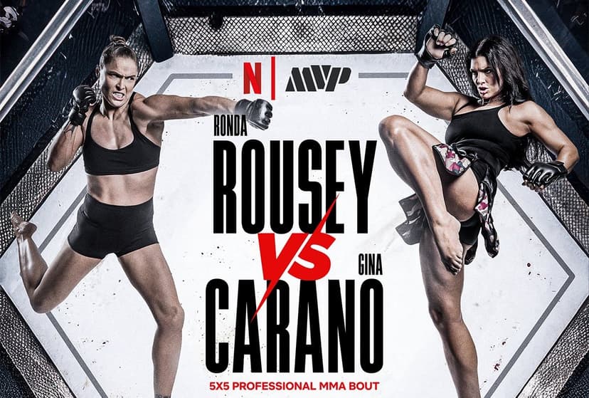 Ronda Rousey and Gina Carano Book Netflix Super Fight, Skip UFC White House Event