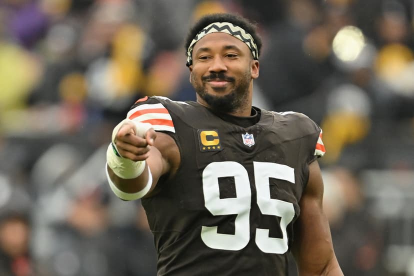 Cleveland Browns DE Myles Garrett Sets Super Bowl MVP as Next Goal