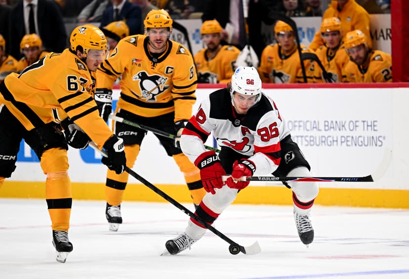 Penguins put foot down on Devils
