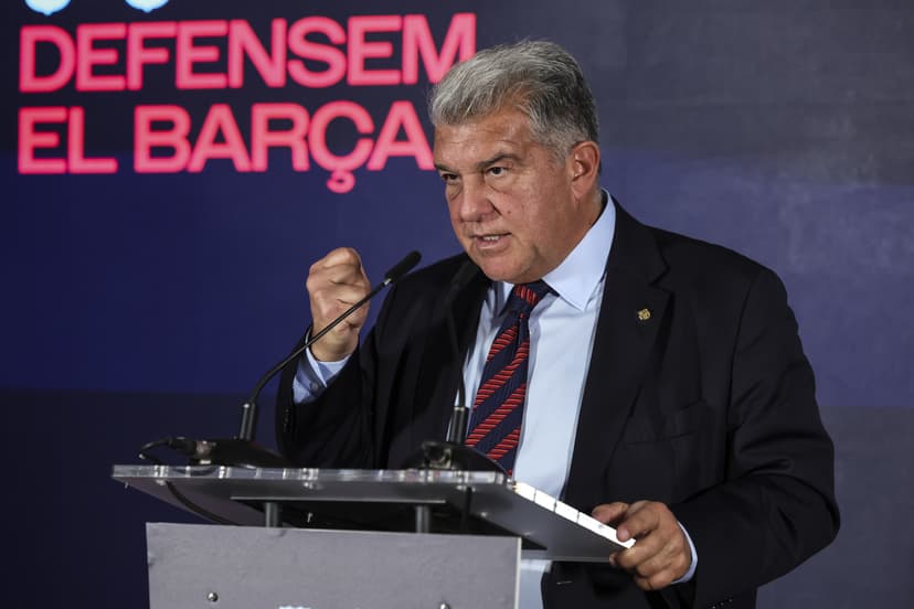 Hansi Flick, Deco in attendance for Joan Laporta’s ‘How we saved Barcelona’ book launch