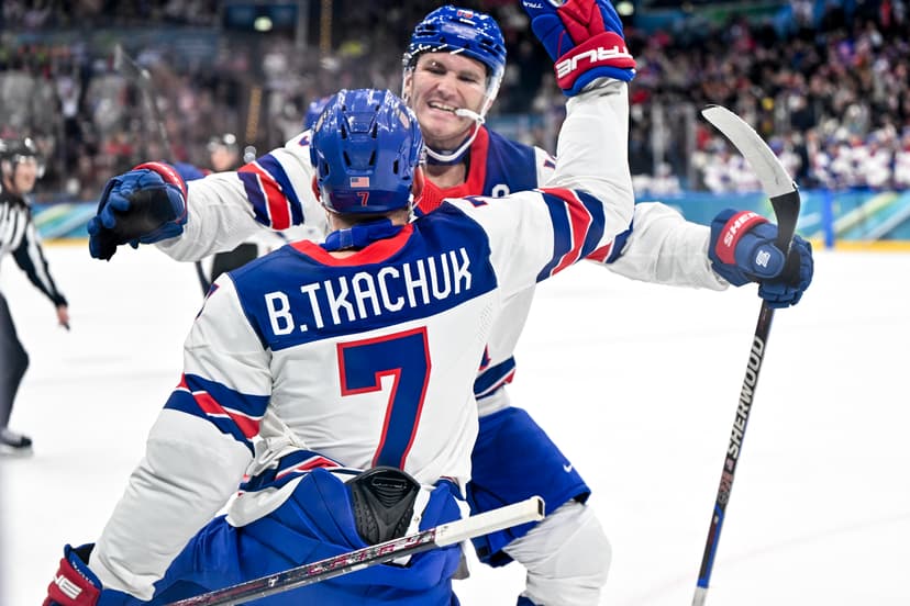 Tkachuk Brothers One Win Away from Olympic Gold Medal Dream