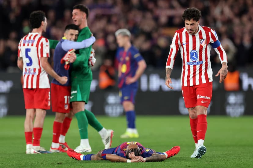 Ratings: Atlético suffer at Barcelona but squeak through to cup final