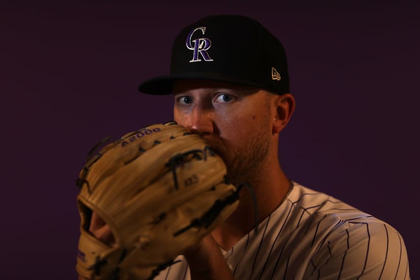 Rockies Players Participate in Photo Day 2026