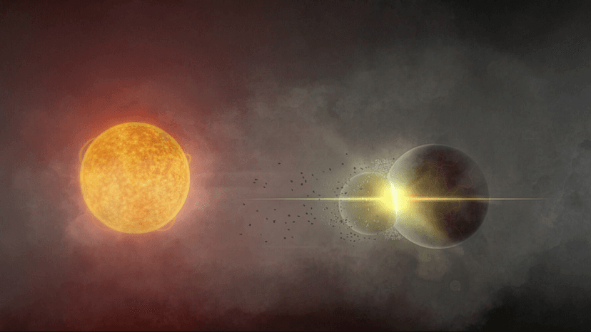 Astronomers Find Evidence of Cataclysmic Exoplanet Collision