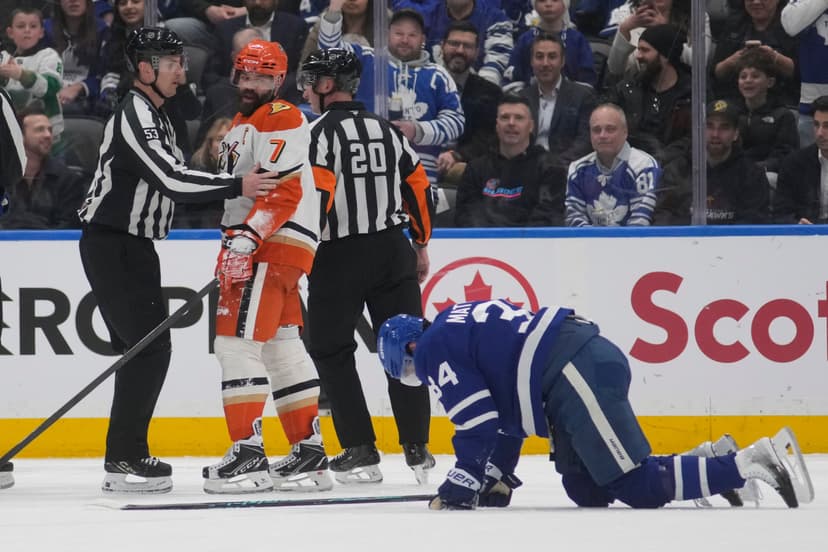 ‘It Was Shocking’ To See Maple Leafs Lack of Response to Gudas Knee on Matthews
