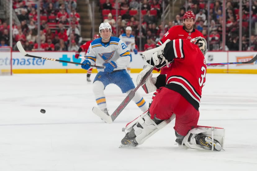 Silver Linings: Hurricanes Lose to Blues, End Home Point Streak