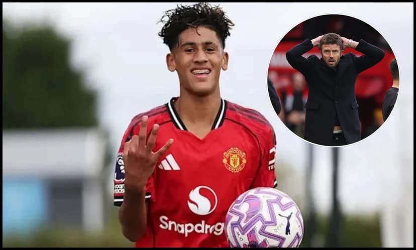 JJ Gabriel & 17-yo Man Utd teammate leave Carrick & Co. in awe after astonishing display