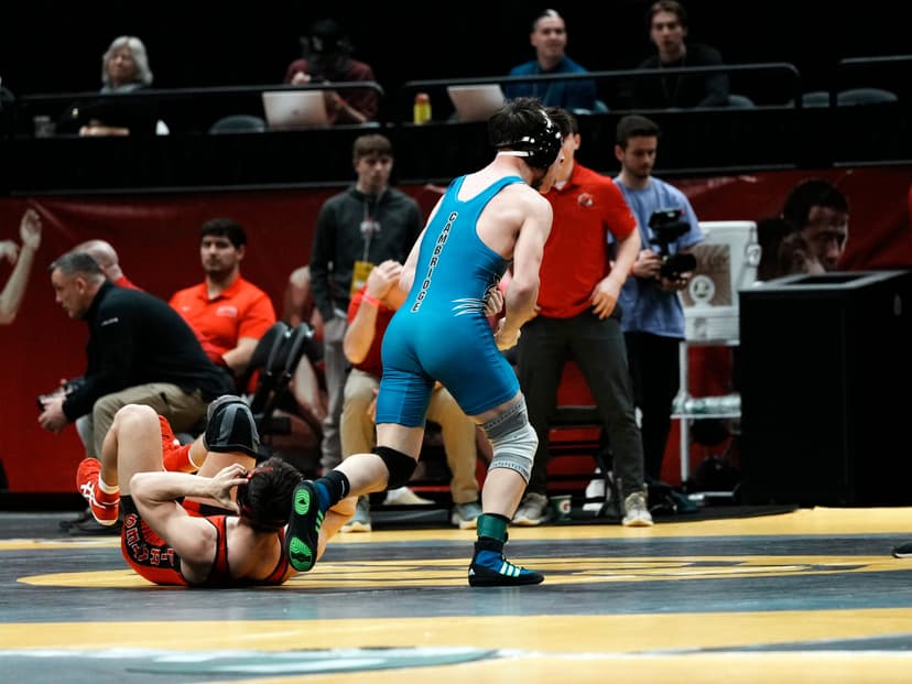 Marshall Laishley staying positive after state wrestling tournament