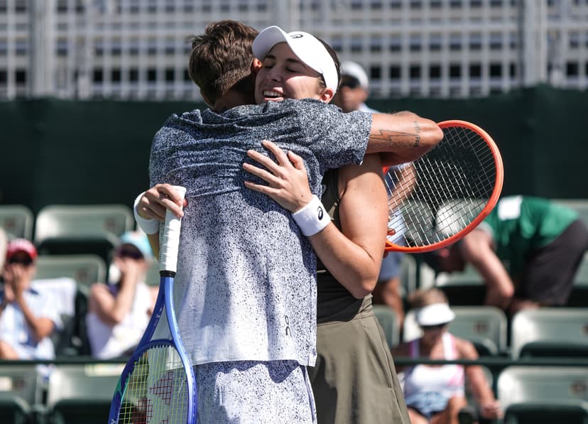First time together, Bencic and Cobolli capture mixed-doubles title