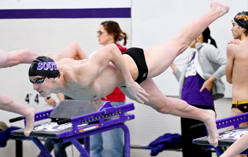 South, North get out of blocks quick at IHSAA state boys swim meet prelims