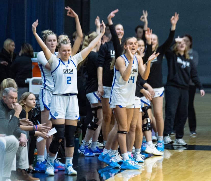 No. 2 GVSU women's basketball tops rival Ferris State for fifth straight GLIAC title