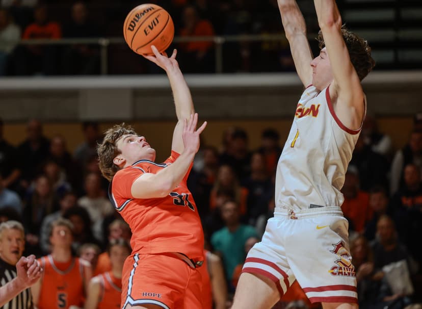 Hope men stun Trine for MIAA title, NCAA bid, without best player Parker Hovey