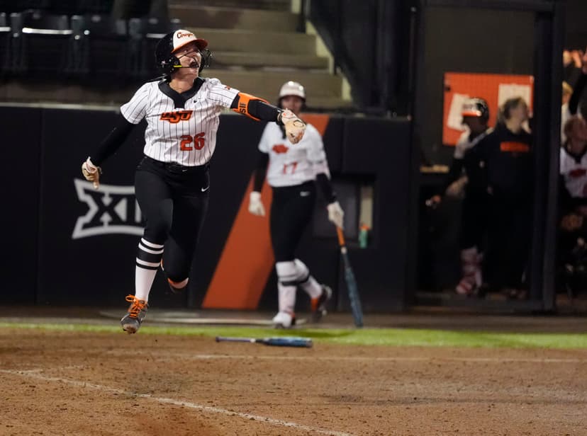 Rosie Davis' walk-off HR 'felt like butter' in Oklahoma State softball win vs Nebraska