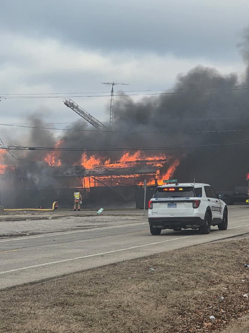 Springfield-Area Dive Bar Destroyed in Fire