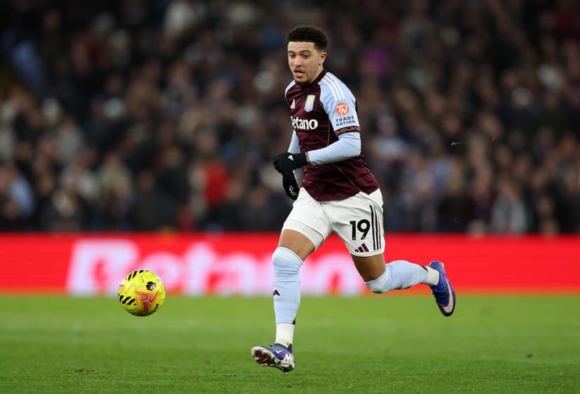 Tottenham Hotspur Trailing Arsenal for On-Loan Aston Villa Winger Jadon Sancho