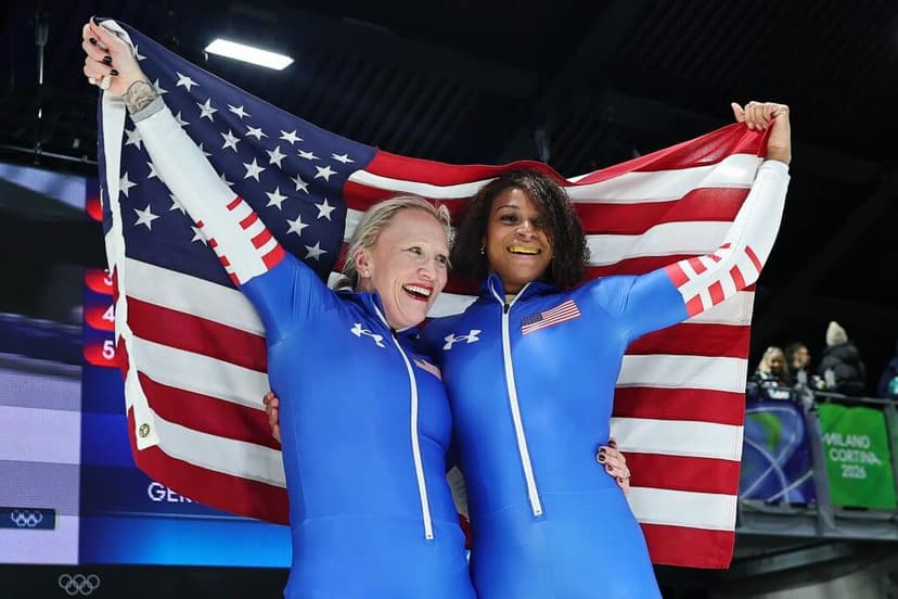 U.S. bobsledder Kaillie Humphries wins sixth Olympic medal, 2-woman bronze with Jasmine Jones