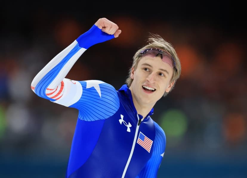 Speed Skater Jordan Stolz Praised by Apolo Ohno as Unrivaled