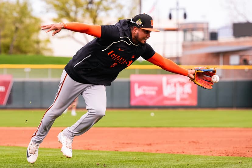 Dodgers at Giants spring training travel roster