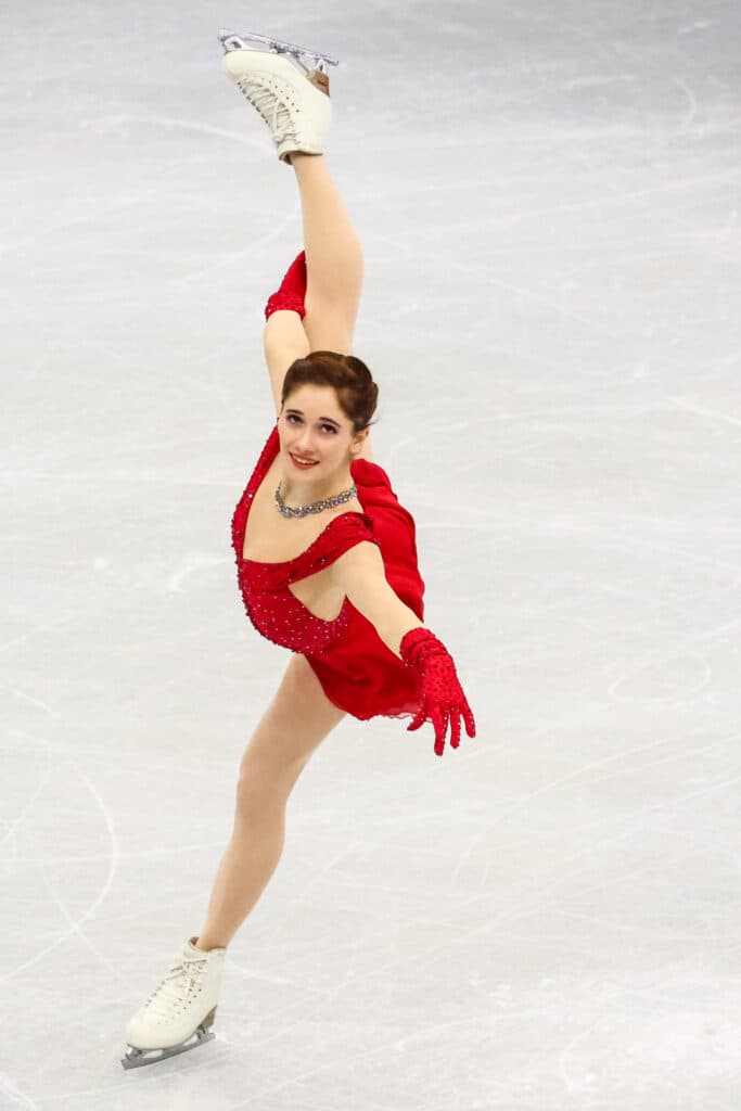 USA Figure Skater Isabeau Levito Experiences Olympic Village