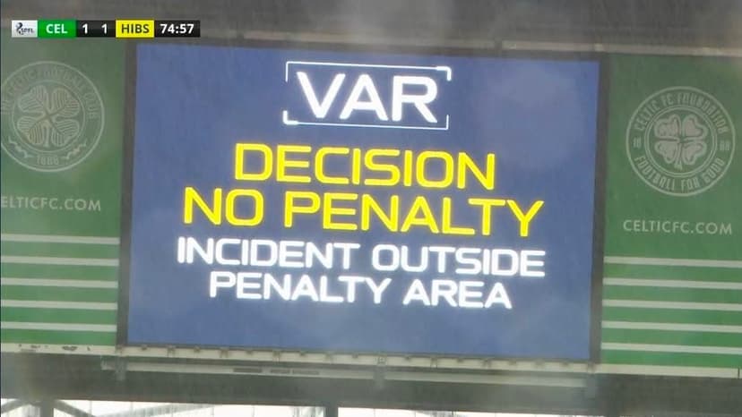 Hibs Manager Comments on Celtic Penalty Decision and VAR