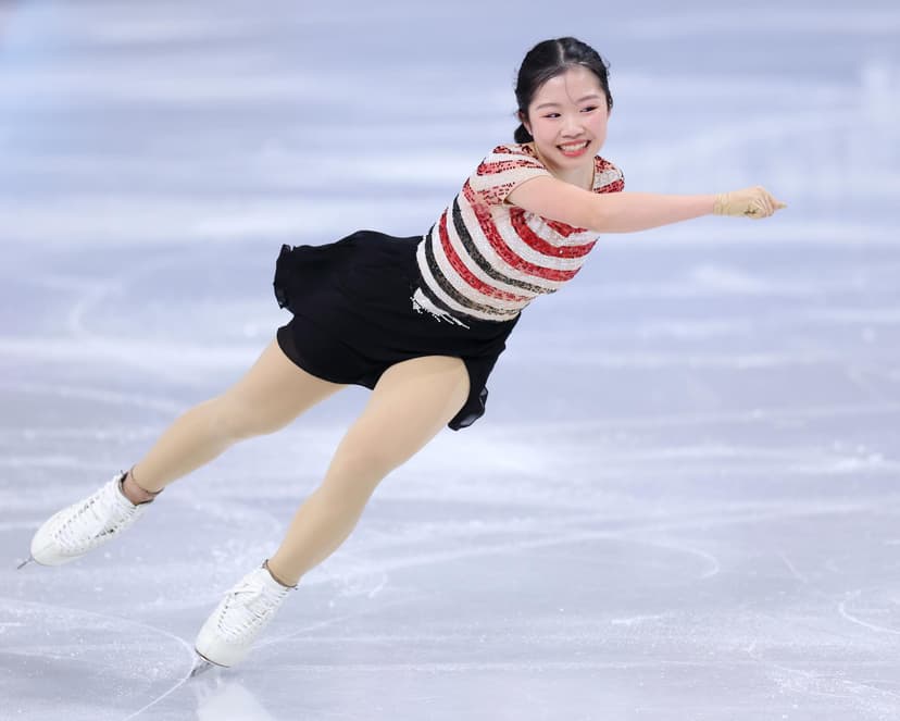 Japanese Teen Ami Nakai Shines in Women's Figure Skating Opener